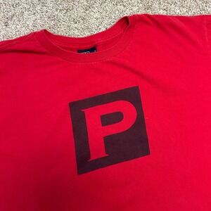 Vintage Polo Ralph Lauren Tshirt Men Size XL Red Cotton Big‎ P Preppy